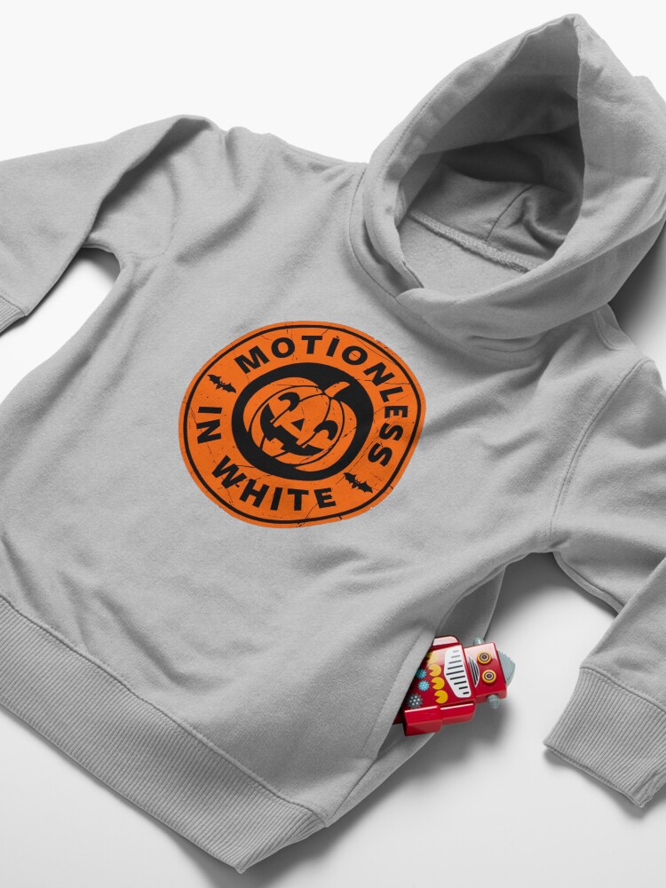 Alternate view of motionless in orange Toddler Pullover Hoodie