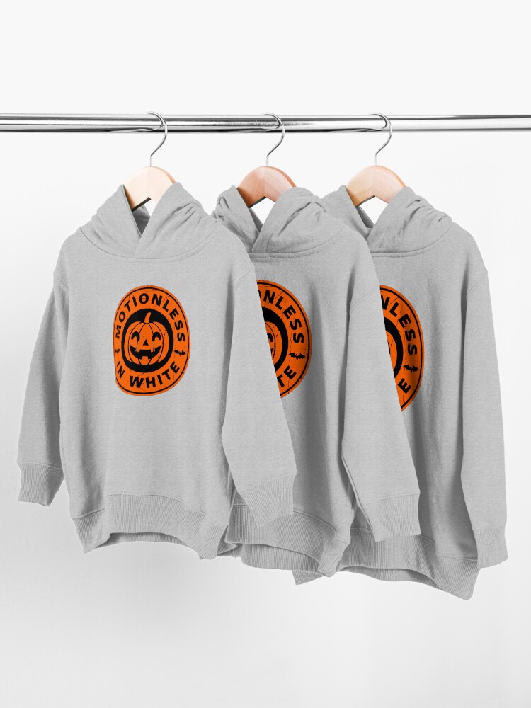Alternate view of motionless in orange Toddler Pullover Hoodie
