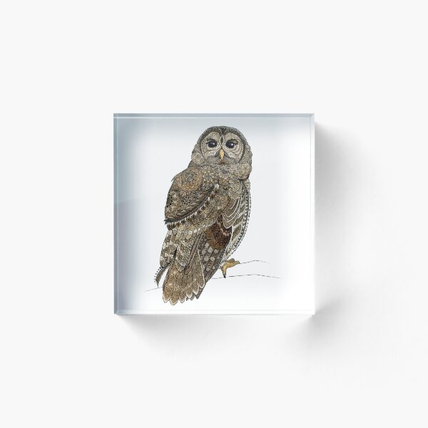 Item preview, Barred Owl Tangle designed and sold by ZHField.