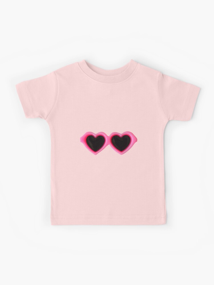heart shaped glasses - pink