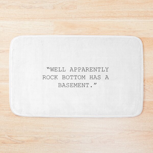 Item preview, Rock bottom has a basement  designed and sold by foreveryone.