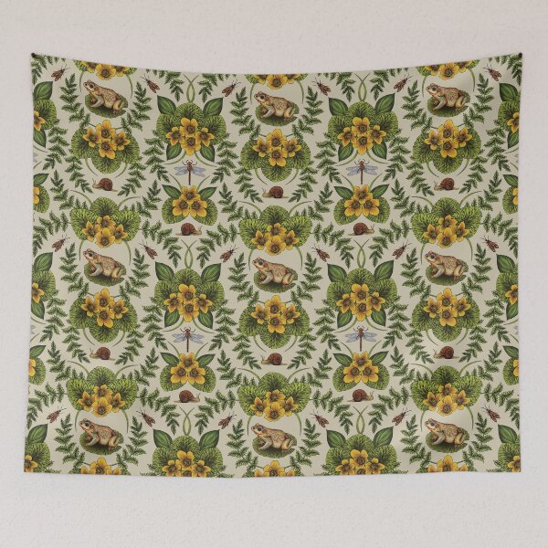 Item preview, Wetlands Creatures - Toads, Snails, Dragonflies & Marsh Marigolds designed and sold by somecallmebeth.