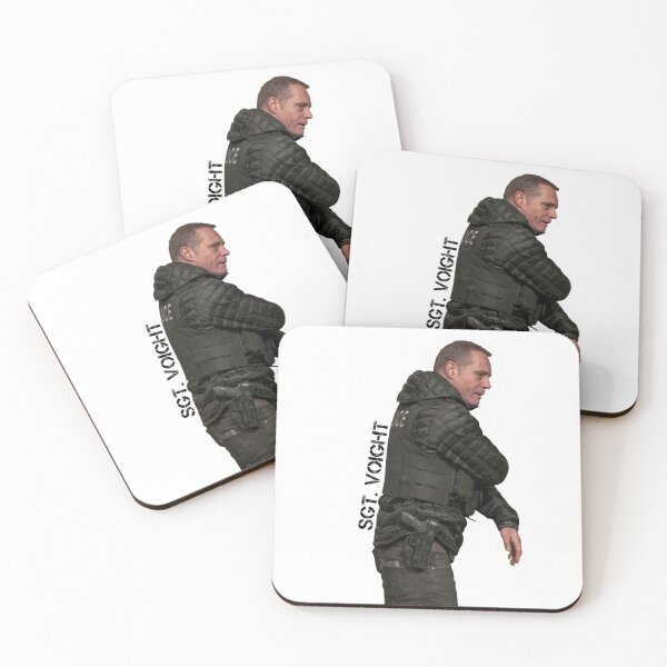 CHICAGO P.D - SERGEANT HANK VOIGHT - JASON BEGHE Coasters (Set of 4)