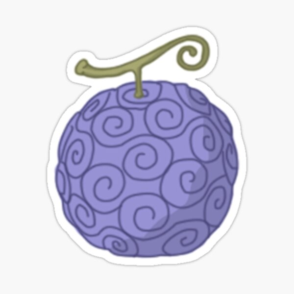 Devil Fruit Stickers Redbubble - roblox straw demon