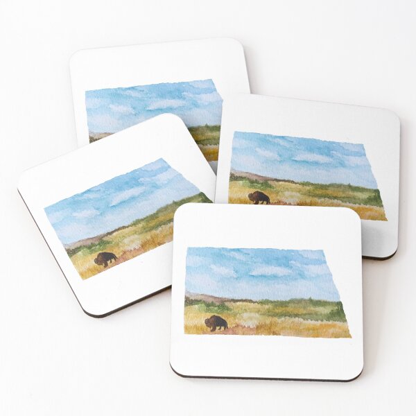 Item preview, North Dakota Bison designed and sold by Alane Fideler.