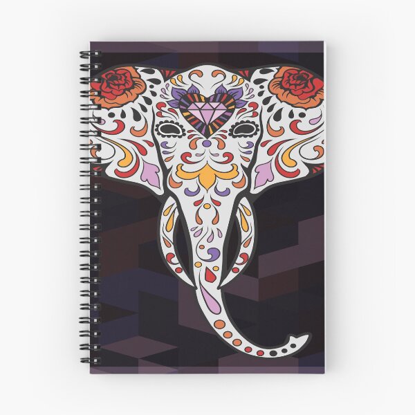 Item preview, Elephant Sugar Skull designed and sold by Espinoza Creative.
