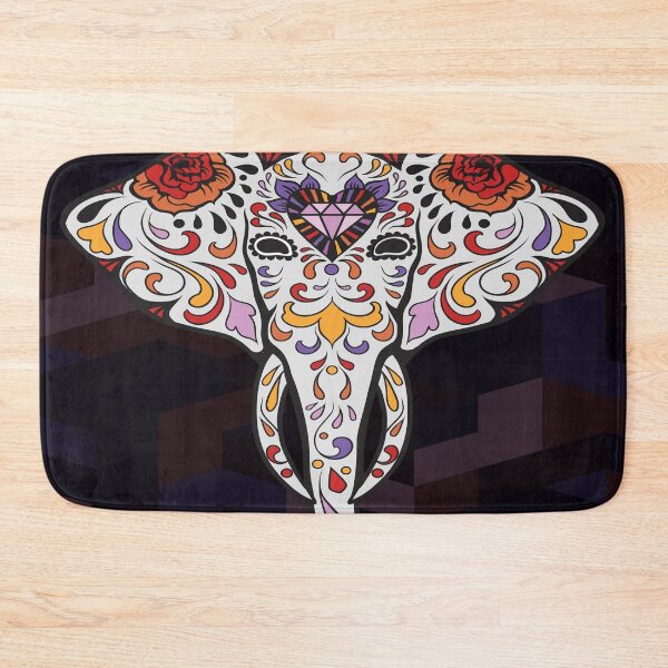Item preview, Elephant Sugar Skull designed and sold by Espinoza Creative.