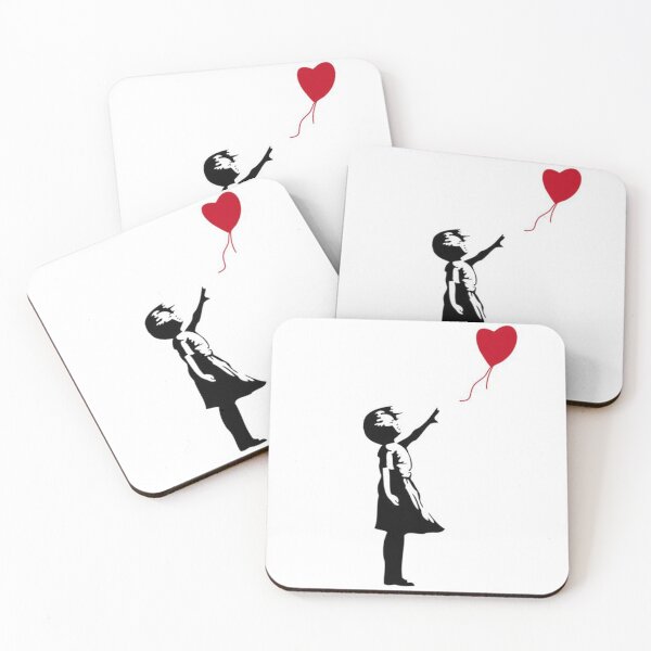 Item preview, Banksy Girl with Red Heart Balloon designed and sold by gtcdesign.