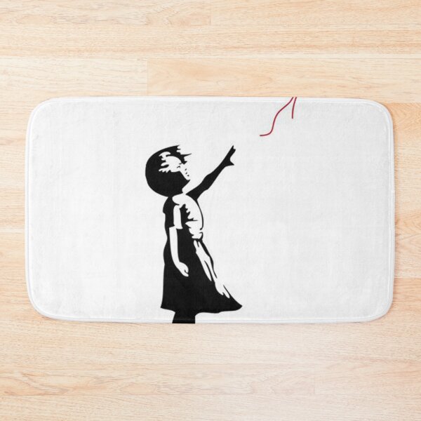 Item preview, Banksy Girl with Red Heart Balloon designed and sold by gtcdesign.