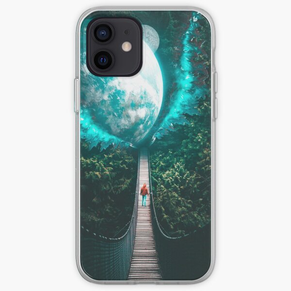Galactic Gateway Forest Bridge iPhone Soft Case