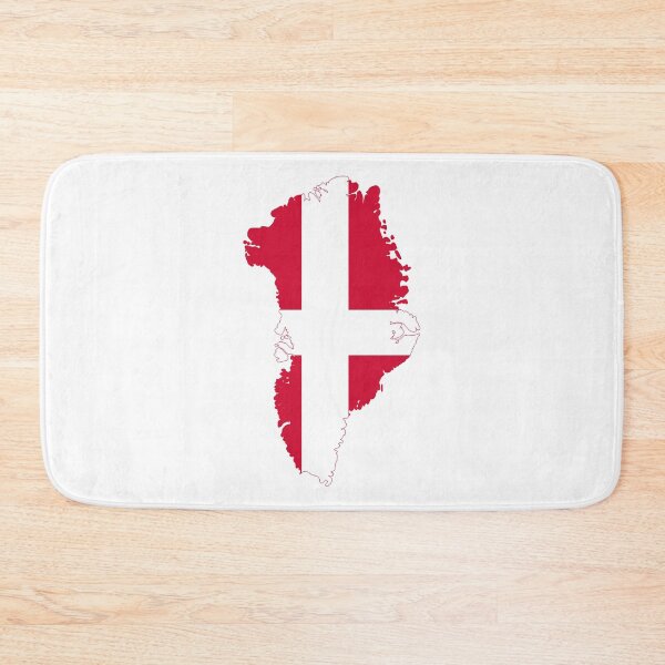 Item preview, Greenland map with Denmark flag designed and sold by History Merch!.