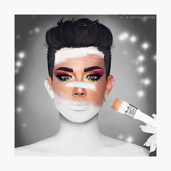 James Charles Hand drawn artwork Photographic Print