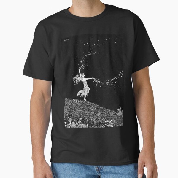 Vista previa del artículo con la obra «Estrellas dispersas de hadas - El bosque encantado - Ida Rentoul Outhwaite», diseñado y vendido por forgottenbeauty.