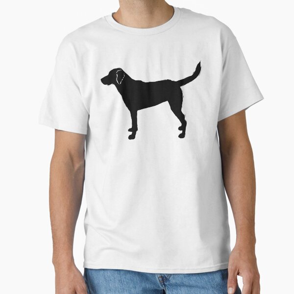Black Lab Retriever Pattern Classic T-Shirt