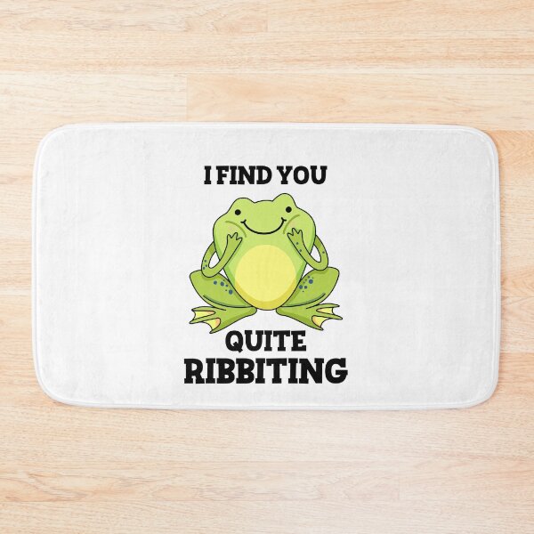 Item preview, I Find You Quite Ribbiting Funny Frog Puns  designed and sold by punnybone.