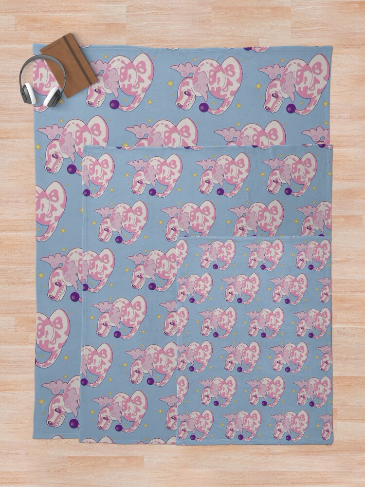 Thumbnail 5 of 6, Throw Blanket, magic snek designed and sold by frerinart.