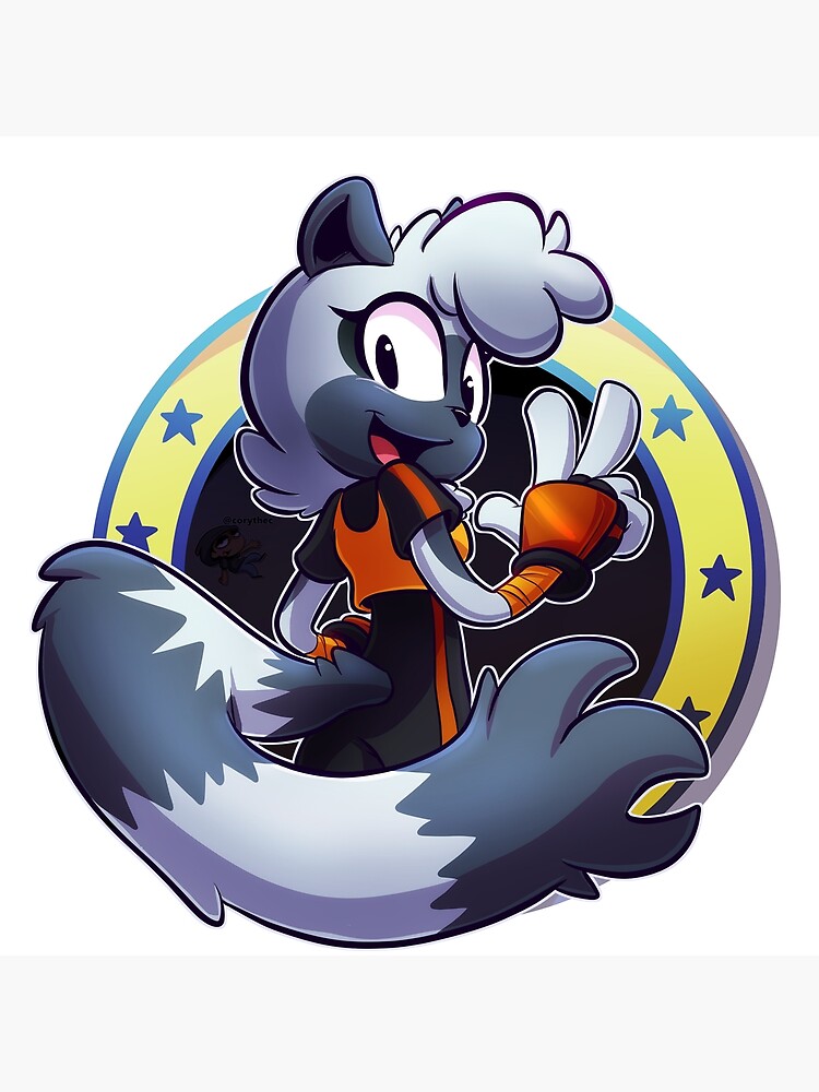 "Tangle the Lemur" Poster by corythec | Redbubble