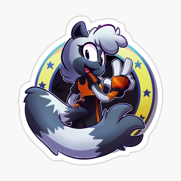 Tangle The Lemur Sticker By Corythec Redbubble