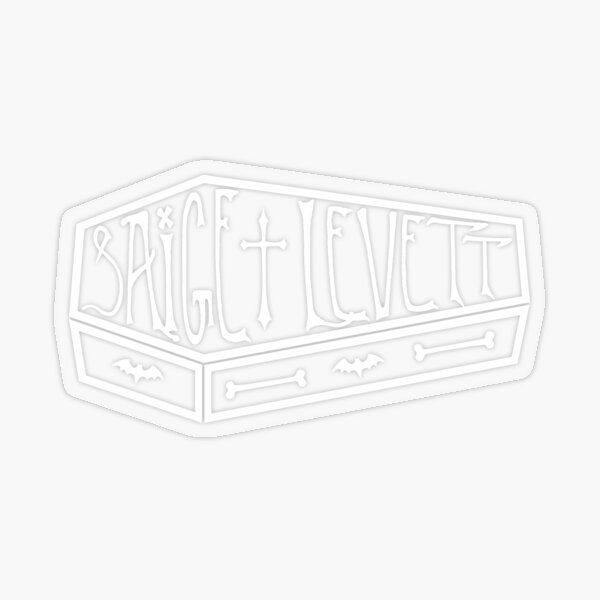 Saige Levett Logo Transparent Sticker