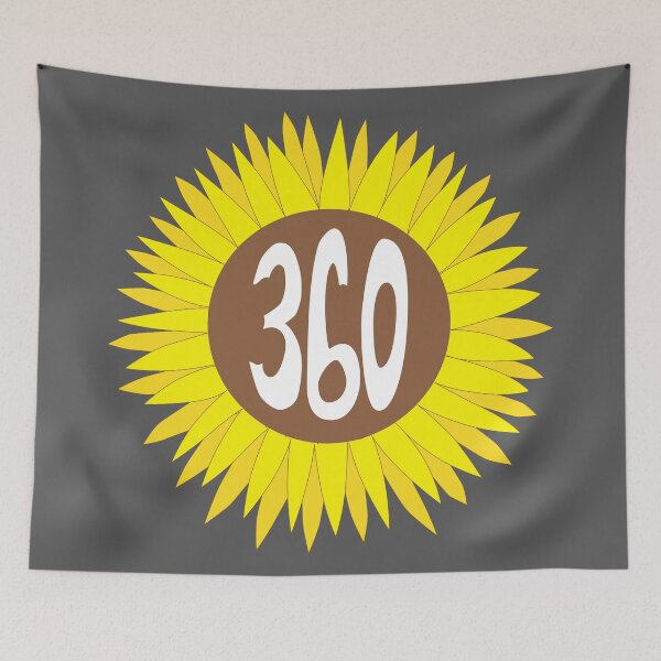 Item preview, Hand Drawn Washington Sunflower 360 Area Code designed and sold by itsrturn.