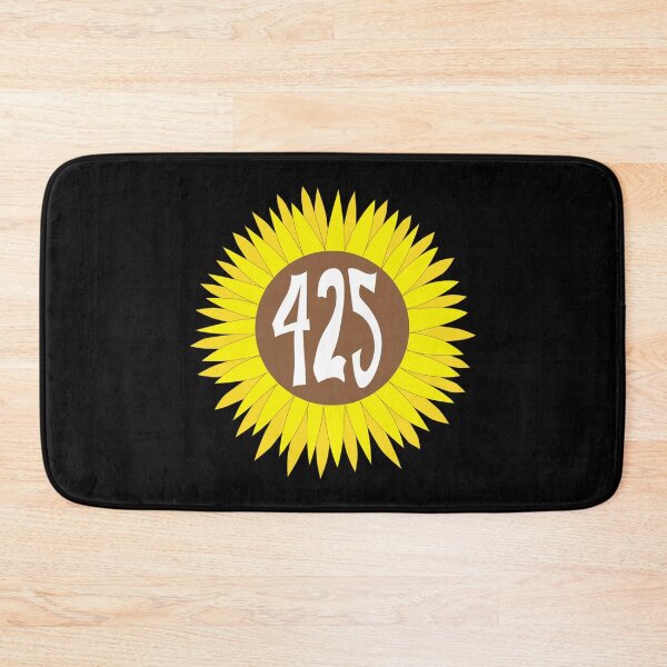 Item preview, Hand Drawn Washington Sunflower 425 Area Code designed and sold by itsrturn.