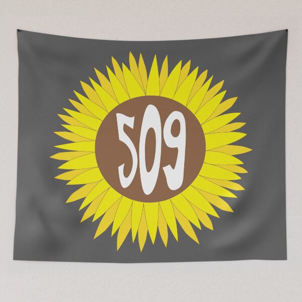 Item preview, Hand Drawn Washington Sunflower 509 Area Code designed and sold by itsrturn.