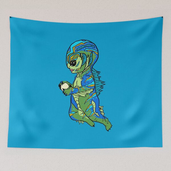Artikelvorschau, Der Amphibienmann entworfen und verkauft von Shattering Stars Design.