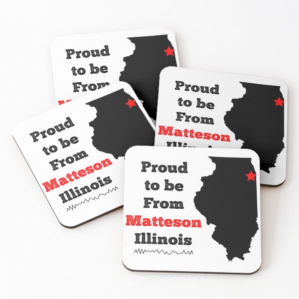 Item preview, Matteson Illinois Pride Design designed and sold by GeographerDude.