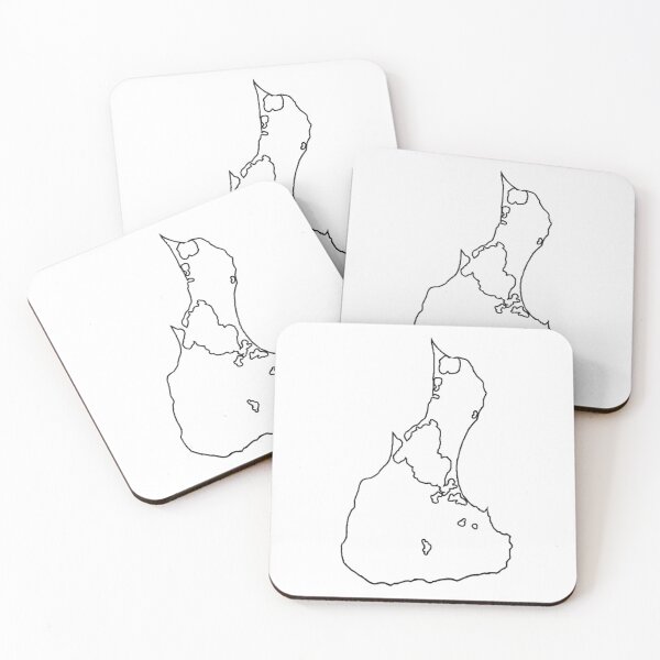 Item preview, Block Island Outline, Rhode Island designed and sold by NamesandPlaces.