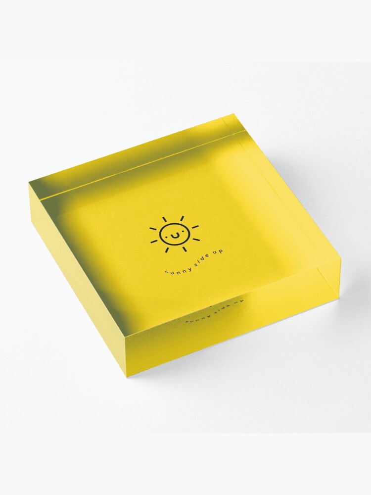 Alternate view of Sunny Side Up Acrylic Block