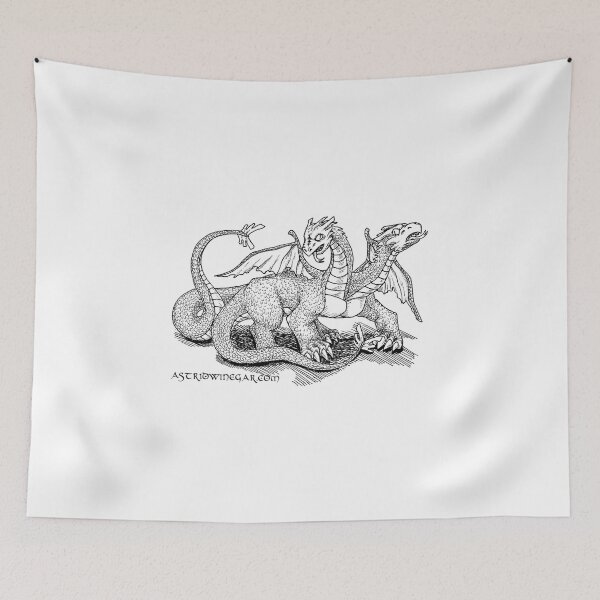 Item preview, Two-Headed Dragon (Large) designed and sold by astridwinegar.