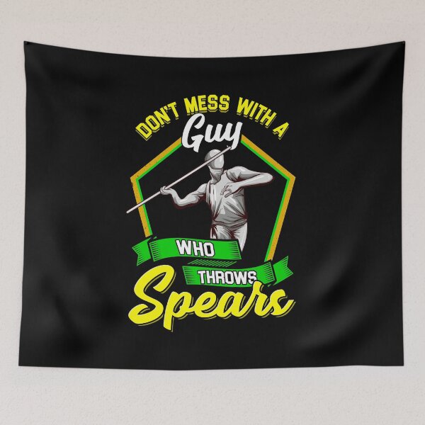 Item preview, Don't Mess With A Guy Who Throws Spears Javelin designed and sold by perfectpresents.