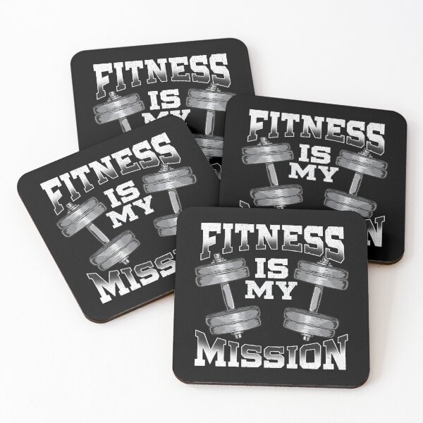 Item preview, Fitness Is My Mission Motivated Weightlifting Gym designed and sold by perfectpresents.