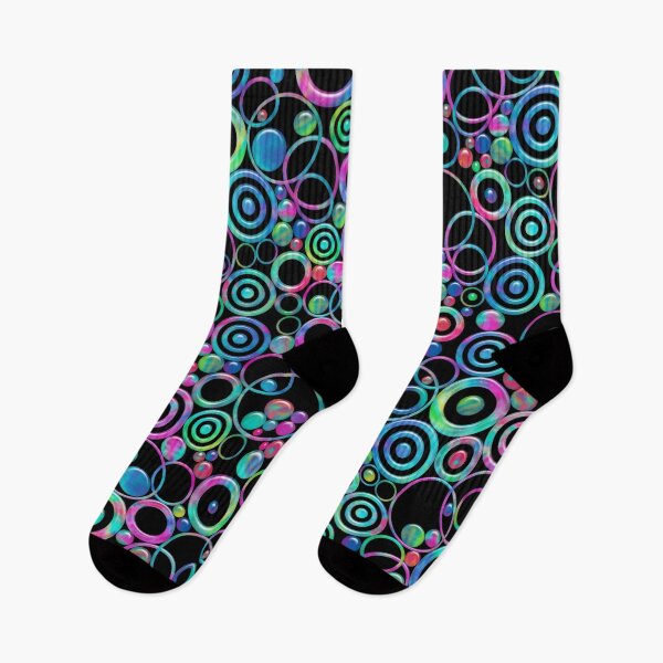 Item preview, Pastel Psychedelic Circles Pattern designed and sold by ArtformDesigns.