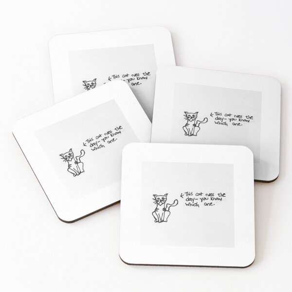 Item preview, Scribblecat Rues the Day designed and sold by Riley Capus.