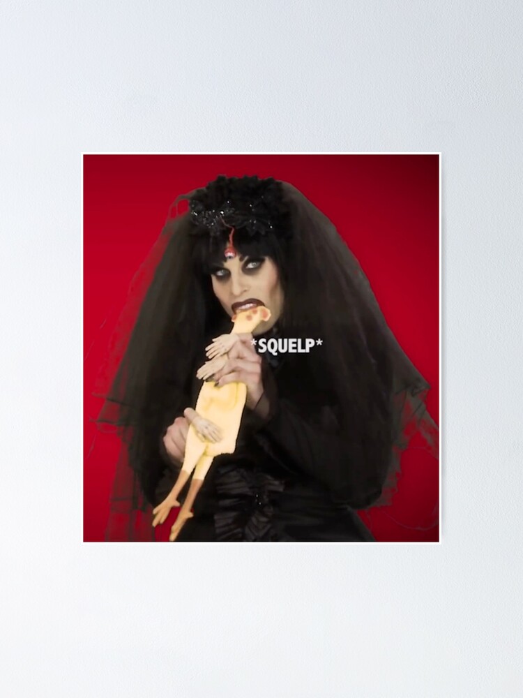 "Katya Rubber Chicken" Poster for Sale by wolfegrey Redbubble