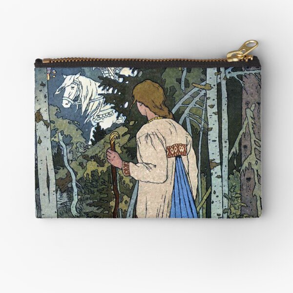 Item preview, The White Rider - Vasilisa the Beautiful - Ivan Bilibin designed and sold by forgottenbeauty.