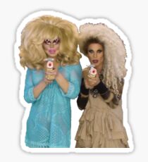 Trixie & Katya Nerf Guns Sticker