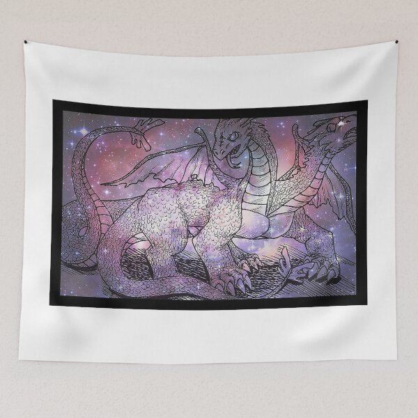 Item preview, Two-Headed Galaxy Dragon (Very Large) designed and sold by astridwinegar.