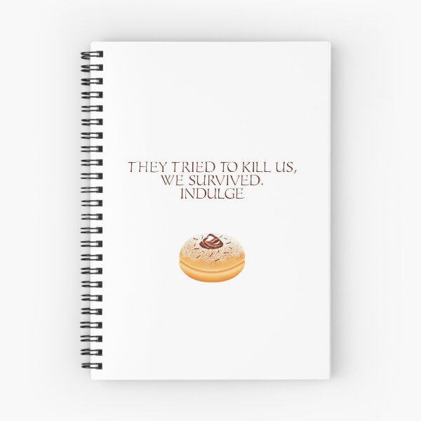 Item preview, Hanukkah Special - Story of hanukka maccabis in short - They Tried to kill us, We  survived. Indulge (Chocolate Donut) designed and sold by talgursmusthave.