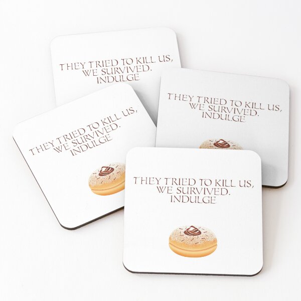 Item preview, Hanukkah Special - Story of hanukka maccabis in short - They Tried to kill us, We  survived. Indulge (Chocolate Donut) designed and sold by talgursmusthave.