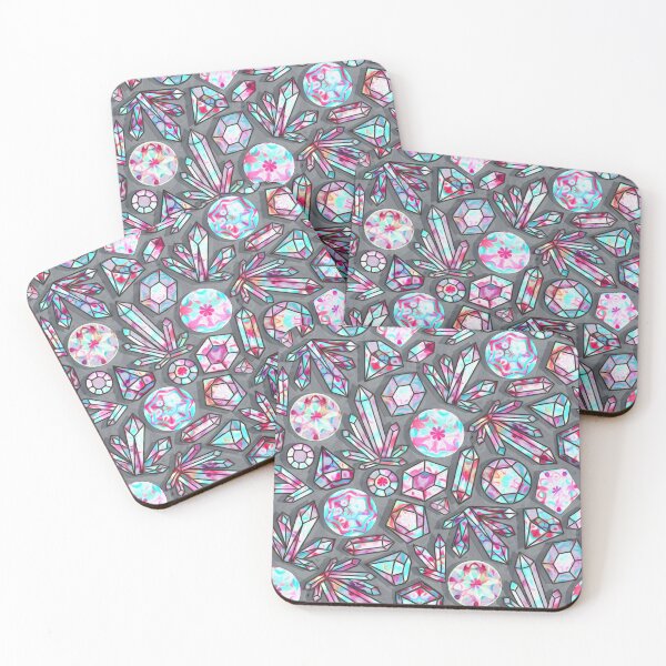 Item preview, Kaleidoscope Crystals - Grey  designed and sold by TigaTiga.
