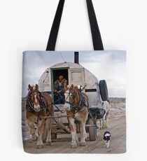 Sheep Wagon, Wyoming Tote Bag