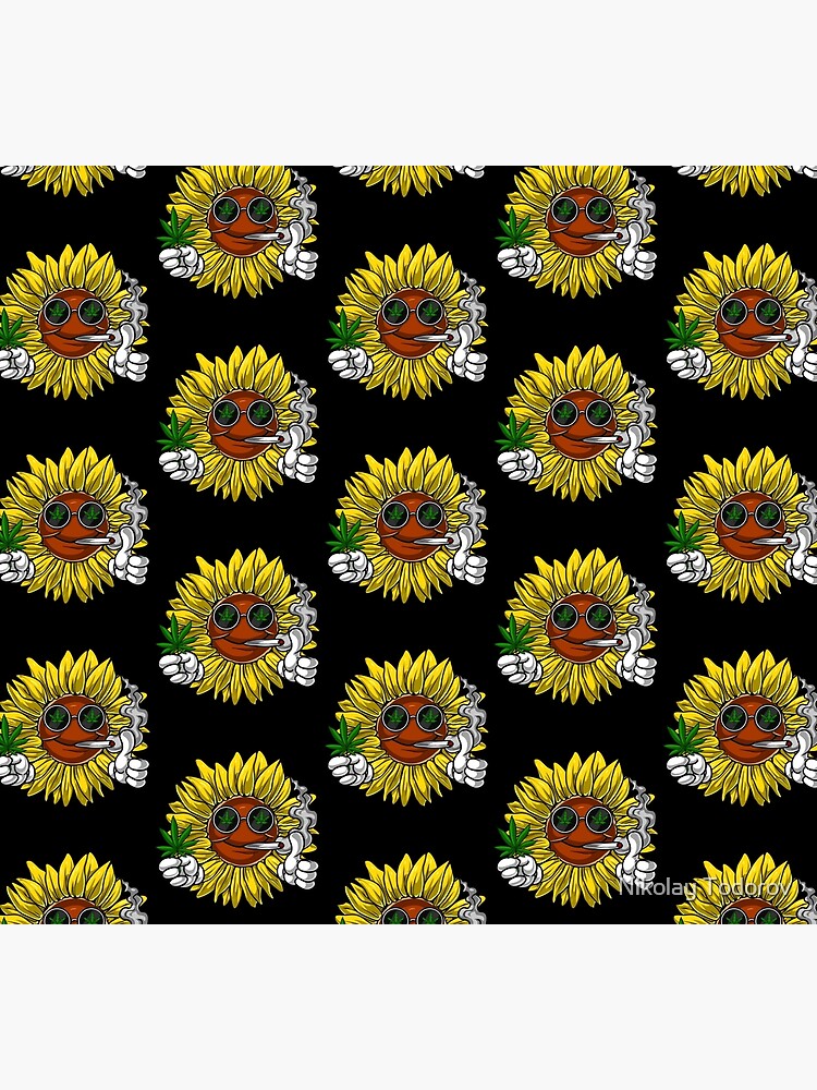 Disover Sunflower Hippie Stoner Socks