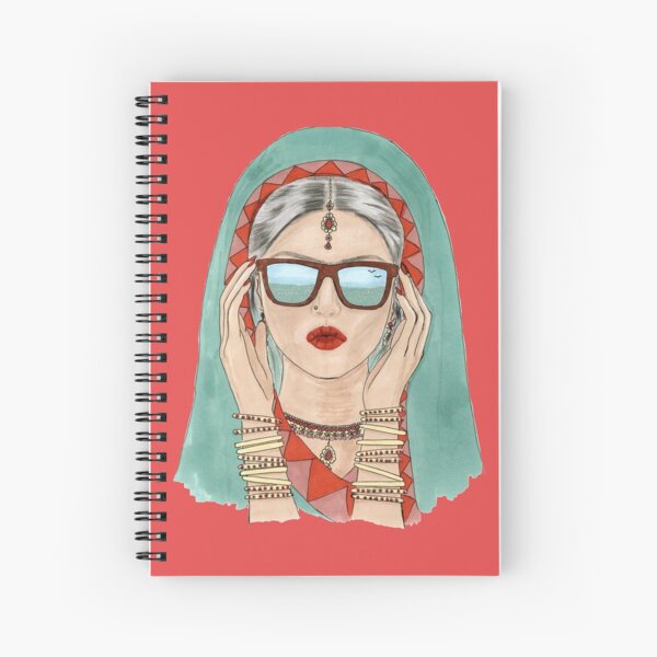 Desi girl Spiral Notebook
