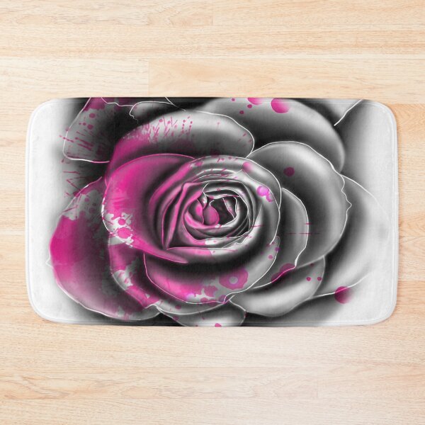 Item preview, splatter pink rose designed and sold by attracdionz.