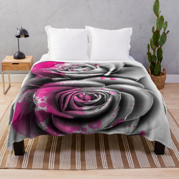 Item preview, splatter pink rose designed and sold by attracdionz.