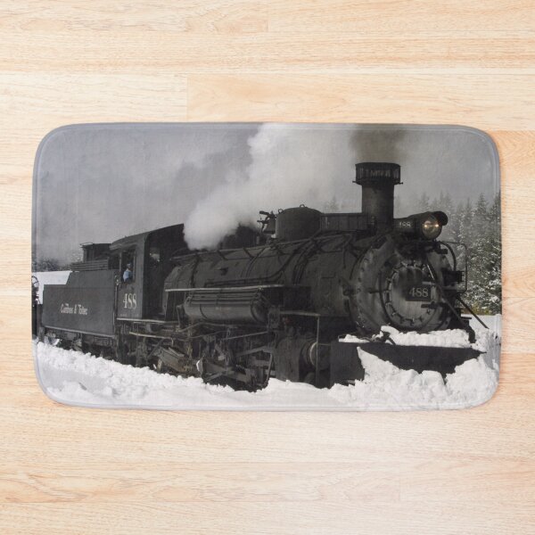 Item preview, Locomotive 488 pushing snow designed and sold by Spattergull.