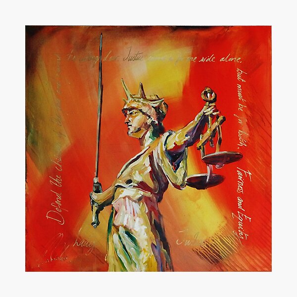 Lady Justice 0120 Photographic Print