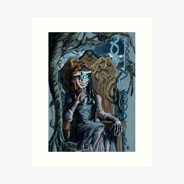Hel, Goddess of Death Art Print
